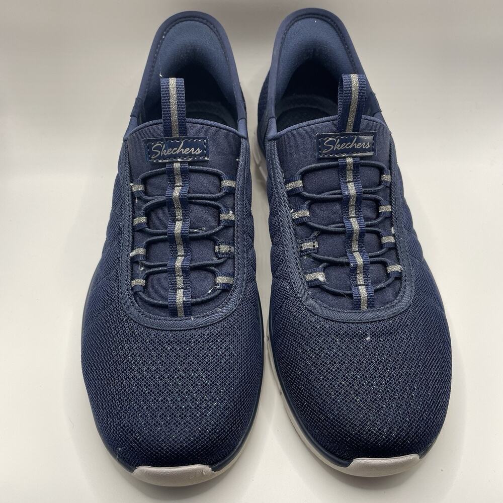 Skechers Slip-ins Arch Fit Summits Day Dreamer Navy Women’s Size 6 Hands Free